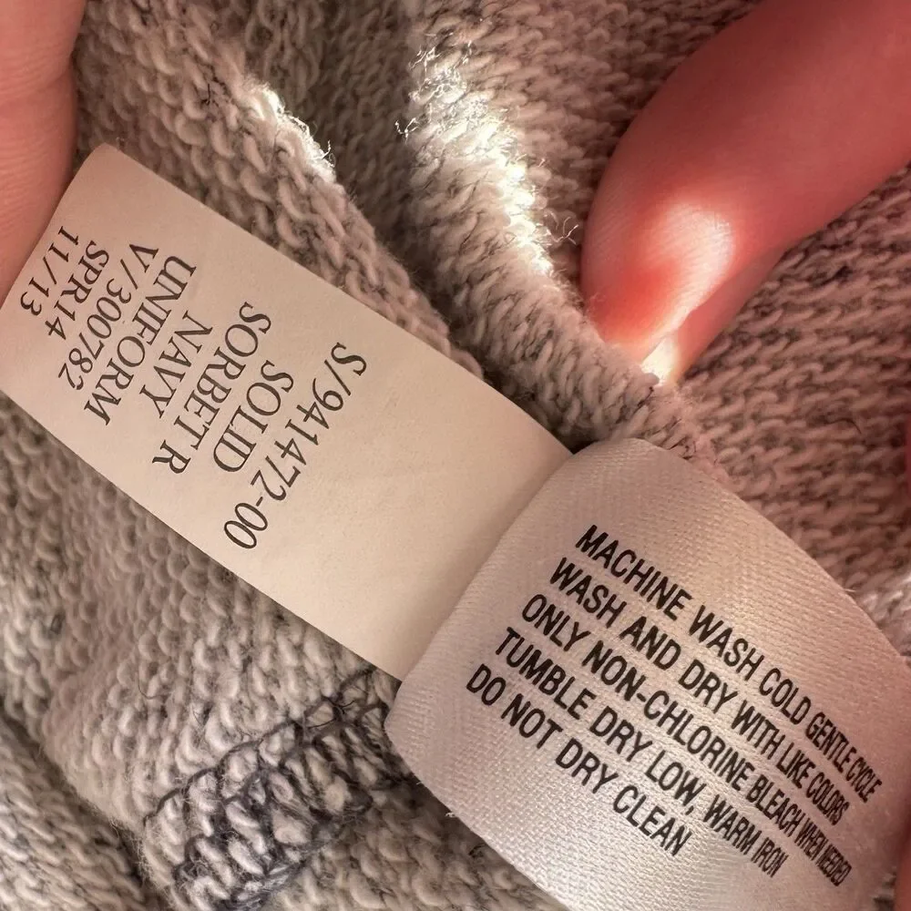 Vintage Y2K Gap Women's XL Gray Sweater Sweatshirt Dress Coastal Preppy Casual - Picture 10 of 14